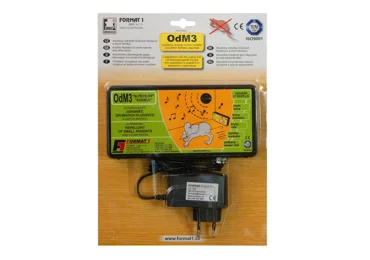Plašič kun a myší OdM3 slyšitelný s adaptérem, bez regulace hlasitosti, 100m2