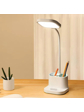 Platinet PDL008 stolní LED lampa 5W stmíbatelná, integrovaná baterie 2400mAh, USB port, bílá