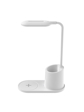 Platinet PDL1930W stolní LED lampa 3W stmívatelná, bezdrátové nabíjení, bílá