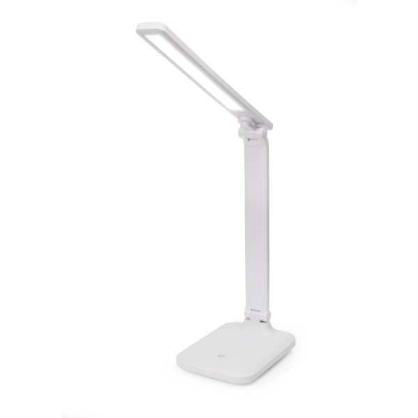 Platinet PDL194W stolní LED lampa Remus 5W stmívatelná, dotykové ovládání, USB port, bílá