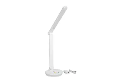 Platinet PDL400RGBW stolní LED lampa 12W stmívatelná, dotykové ovládání, USB port, bílá