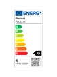 Platinet PDL6730 stolní LED lampa 5W stmívatelná, integrovaná baterie 2400mAh, bílá