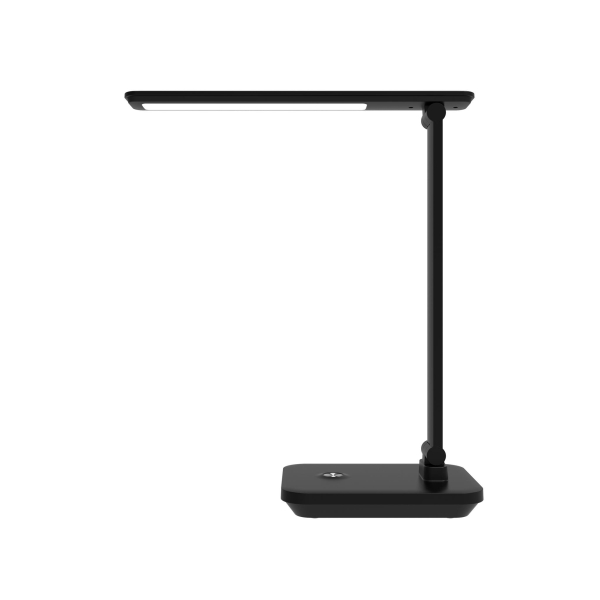 Platinet PDL6731B stolní LED lampa 5W stmívatelná, dotykové ovládání, integrovaná baterie 6000mAh, USB port, černá Platinet PDL6731B stolní LED lampa 5W stmívatelná, dotykové ovládání, integrovaná baterie 6000mAh, USB port, černá