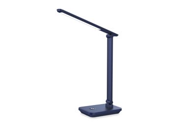 Platinet PDL6731NB stolní LED lampa 5W stmívatelná, dotykové ovládání, integrovaná baterie 6000mAh, USB port, námořnická modř