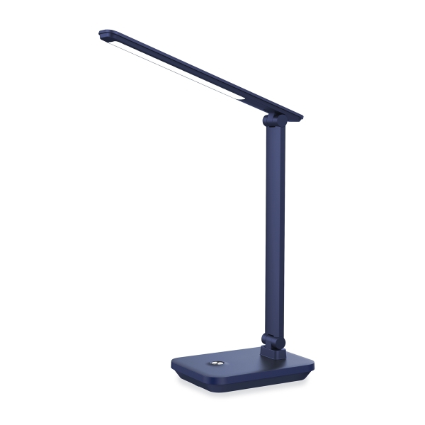 Platinet PDL6731NB stolní LED lampa 5W stmívatelná, dotykové ovládání, integrovaná baterie 6000mAh, USB port, námořnická modř