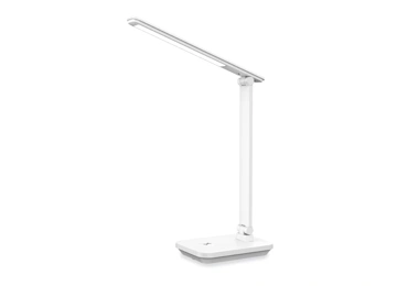 Platinet PDL6731W stolní LED lampa 5W stmívatelná, dotykové ovládání, integrovaná baterie 6000mAh, USB port, bílá
