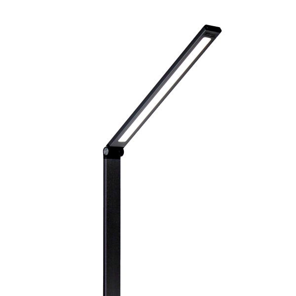 Platinet PDL888B stolní LED lampa 10W stmívatelná, dotykové ovládání, bezdrátové nabíjení, USB port, černá Platinet PDL888B stolní LED lampa 10W stmívatelná, dotykové ovládání, bezdrátové nabíjení, USB port, černá