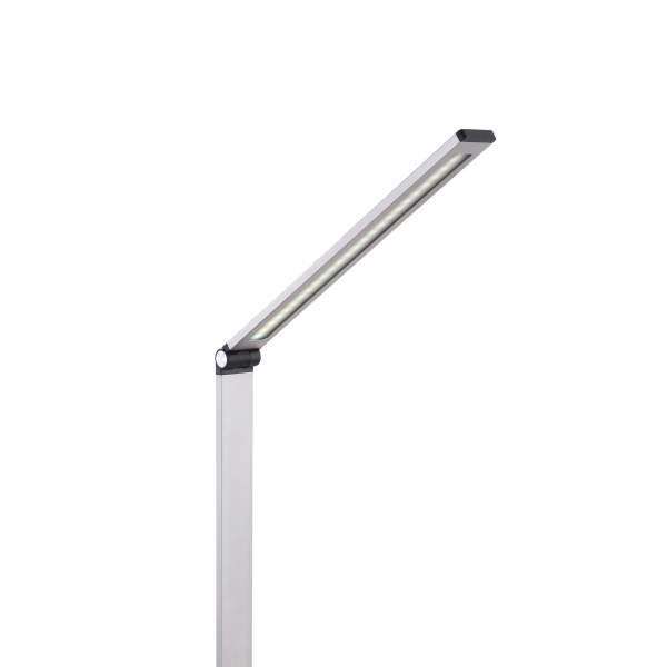 Platinet PDL888S stolní LED lampa 10W stmívatelná, dotykové ovládání, bezdrátové nabíjení, USB port, stříbrná Platinet PDL888S stolní LED lampa 10W stmívatelná, dotykové ovládání, bezdrátové nabíjení, USB port, stříbrná