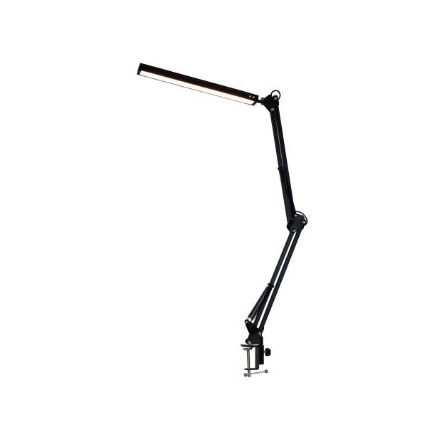 Platinet PDLD10 stolní LED lampa Flexy 10W stmívatelná s klipem, 1 rameno, černá