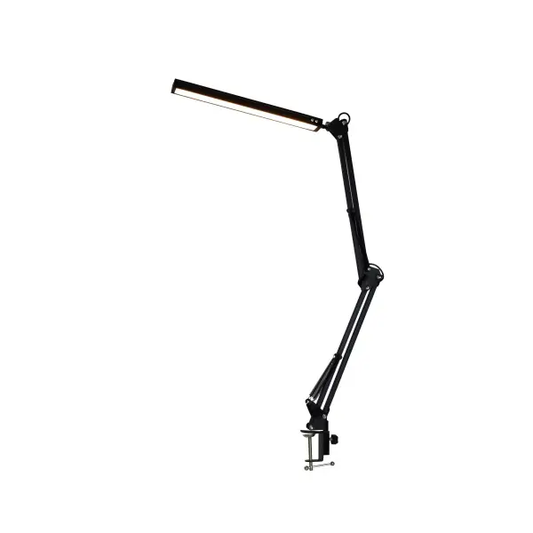 Platinet PDLD10 stolní LED lampa Flexy 10W stmívatelná s klipem, 1 rameno, černá