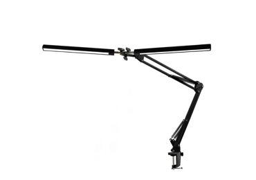 Platinet PDLD20 stolní LED lampa Flexy 20W stmívatelná s klipem, 2 ramena, černá