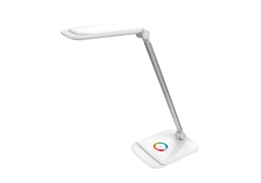 Platinet PDLQ60 stolní LED lampa 18W stmívatelná, dotykové ovládání, USB port, bílá
