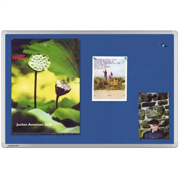 Plstěná textilní nástěnka 60x90 cm, UNIVERSAL, modrá