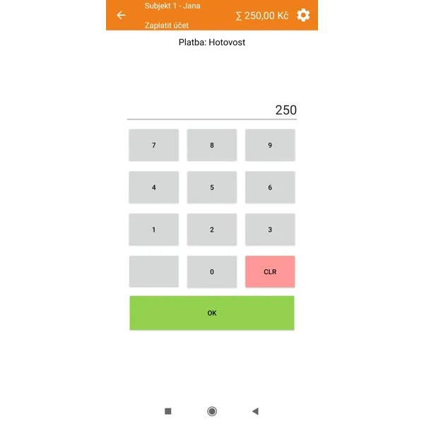 Pokladna Conto Mobile se Sunmi V2s