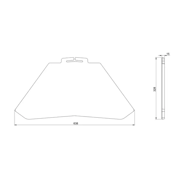 Polička pro stojan moTion velká, přírodní buk v2