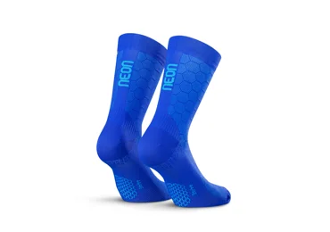 Ponožky NEON 3D Blue Royal Light Blue - Velikost S (38-40)