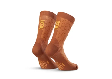 Ponožky NEON 3D Brick Orange - Velikost S (38-40)