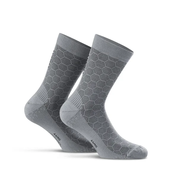 Ponožky NEON 3D Grey Black - Velikost L (44-46)