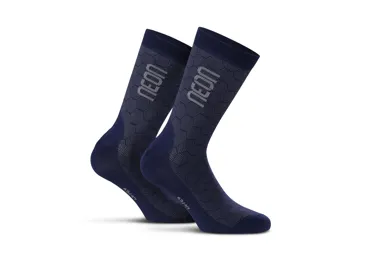 Ponožky NEON 3D Light Blue Blue - Velikost L (43-47)