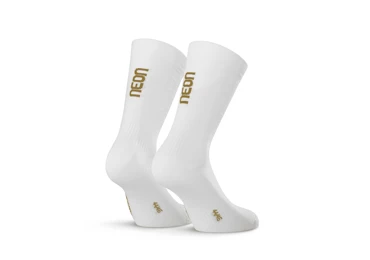 Ponožky NEON 3D White Gold - Velikost L (44-46)