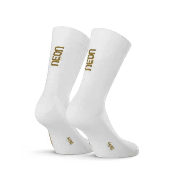 Ponožky NEON 3D White Gold - Velikost L (44-46)