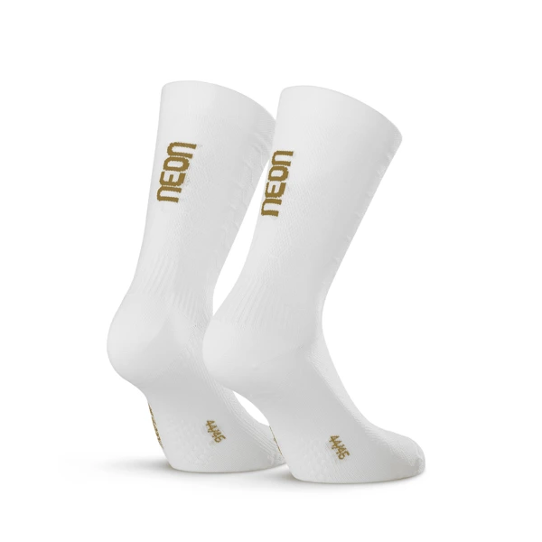 Ponožky NEON 3D White Gold - Velikost M (42-44)