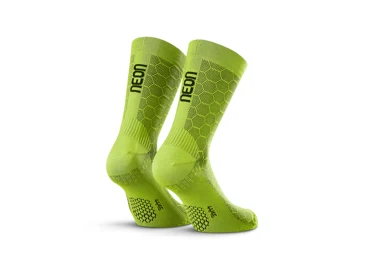 Ponožky NEON 3D Yellow Fluo - Velikost M (42-44)