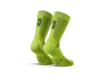 Ponožky NEON 3D Yellow Fluo - Velikost S (38-40)