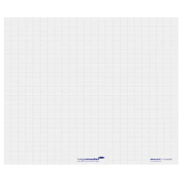 Obrázek pro LEG-7159000 Popisovatelná folie Magic-Chart, bílá se čtverečky