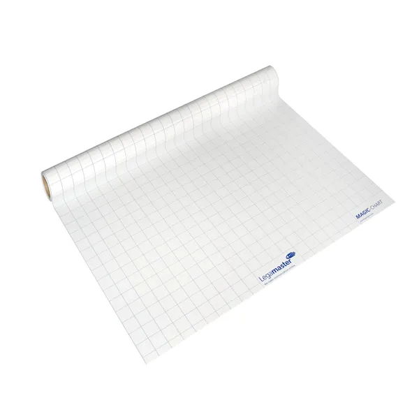 Obrázek pro LEG-7159000 Popisovatelná folie Magic-Chart, bílá se čtverečky
