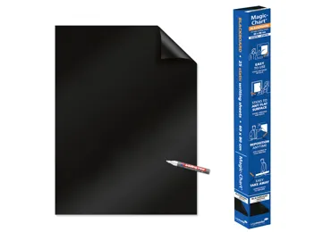 Popisovatelná folie Magic-Chart, černá