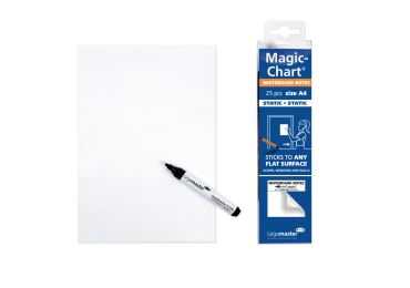 Popisovatelná folie Magic-Chart, velikost A4, bílá