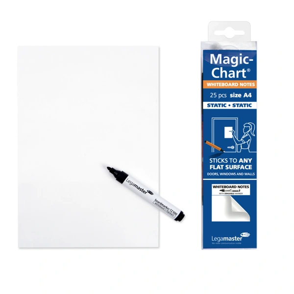 Popisovatelná folie Magic-Chart, velikost A4, bílá