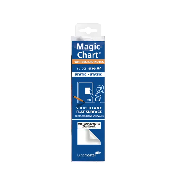 Popisovatelná folie Magic-Chart, velikost A4, bílá