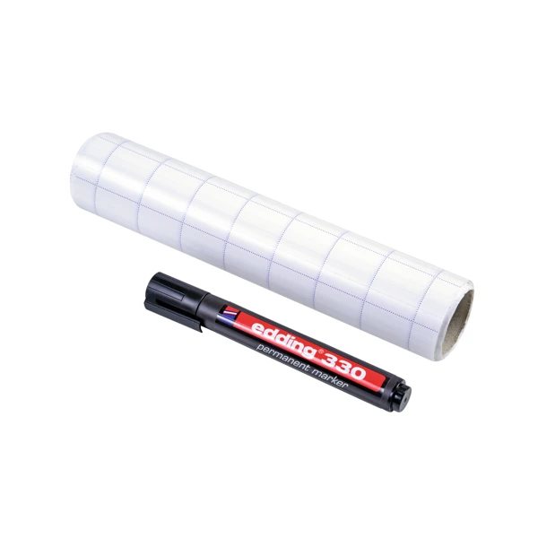 Popisovatelná folie Magic-Chart, velikost A4, bílá se čtverečky