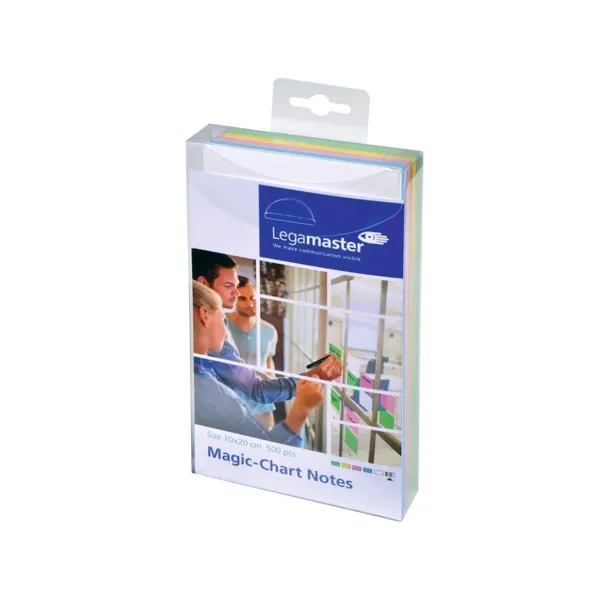 Popisovatelné štítky Magic-Chart Notes, 10x20 cm, mix barev, 500 ks