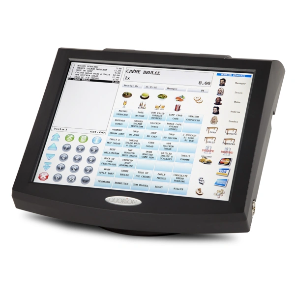 POS systém Q-touch 15 RSRS/USB/LAN/Dallas černý