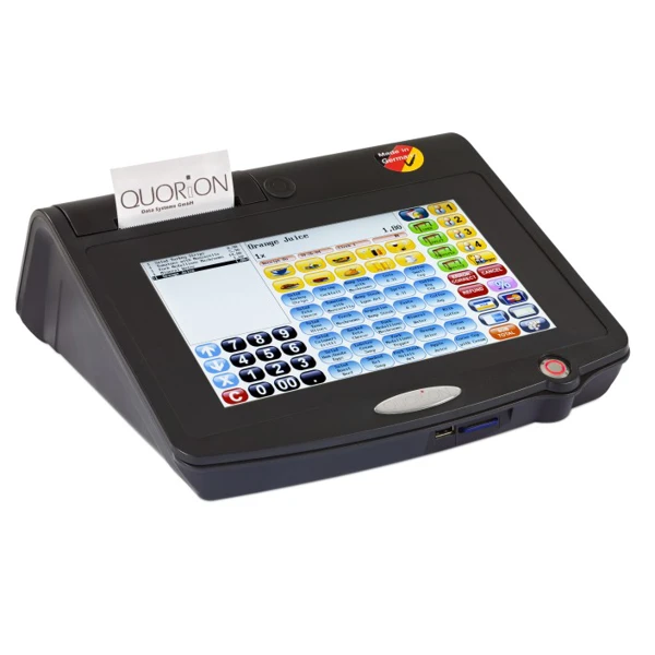 POS systém Qtouch 10 Black RSRS, tiskárna 57mm, Lan, Dallas