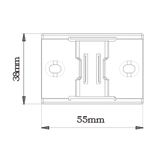 Přísl. ESL Mounting Kit (back clip) 1.13.07.0601