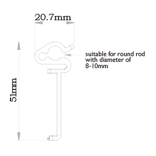 Přísl. ESL S-Hook 1.13.07.078