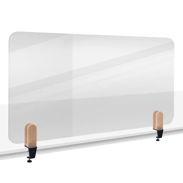 Obrázek pro LEG-7209711 Průhledná stolní dělící přepážka 60 x 120 cm se svorkou