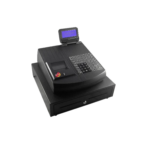 Registrační pokladna QMP 2044 2XRS/USB/LA/LCK černá + EET Box