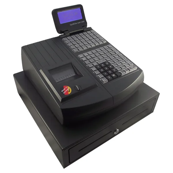 Registrační pokladna QMP 2164 2XRS/USB/LA/LCK černá + EET box