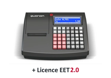 Registrační pokladna QMP 65 + licence EET 2.0