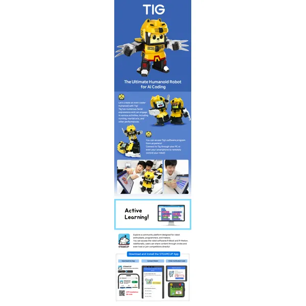 Robotická stavebnice Robotis Tig