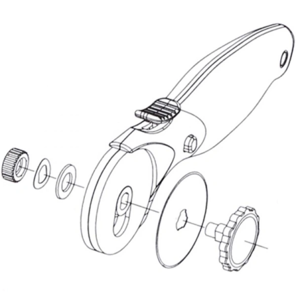 Rotační řezací nůž KW Trio 3804