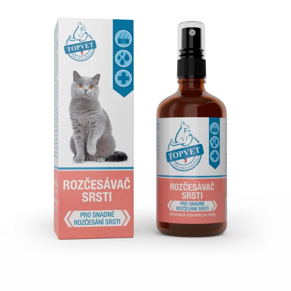 Rozčesávač srsti pro kočky