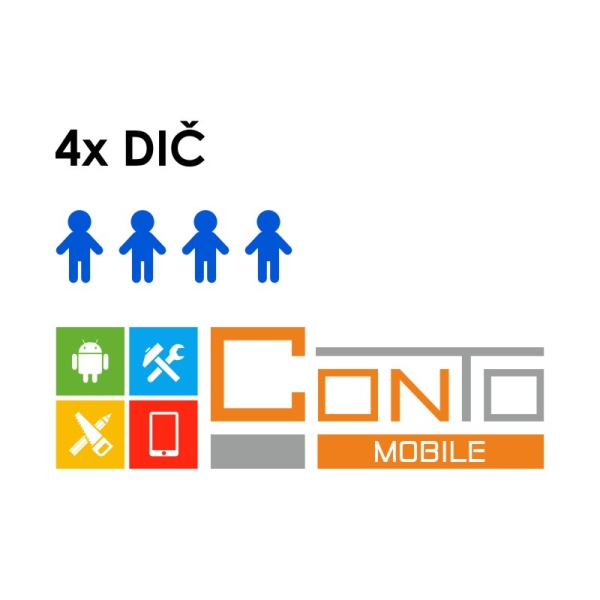 Rozšíření Conto Mobile na 4 subjekty / DIČ