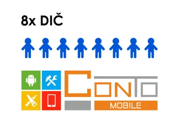 Rozšíření Conto Mobile na 8 subjektů / DIČ