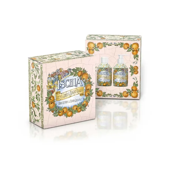 Rudy Profumi Dárková sada ISCHIA na tělo - sprchový gel 250 ml + tělový krém 250 ml